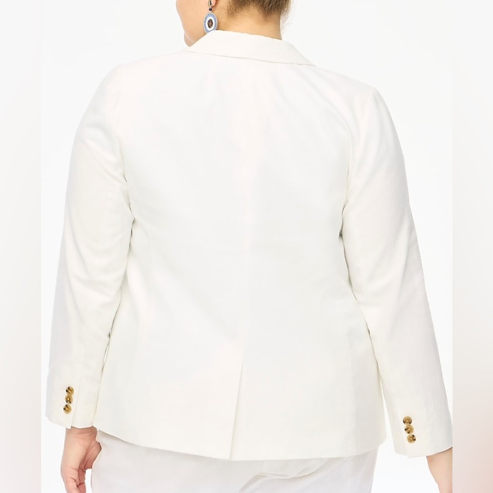 J. Crew Women's Cream Blazer - Picture 5 of 13